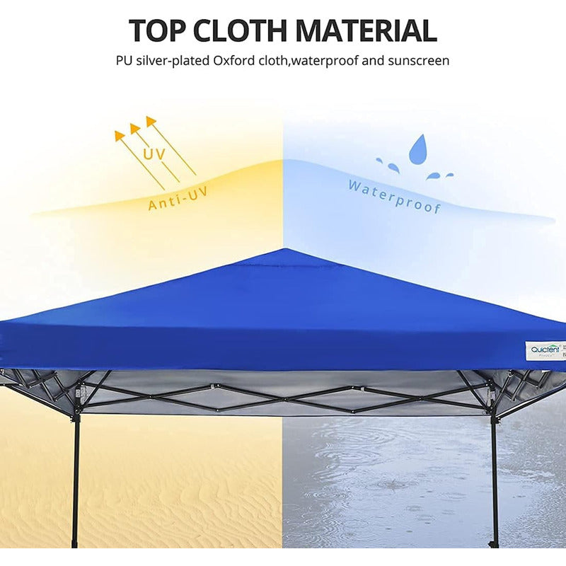 Pack X2 Lona Repuesto Toldo 3x3 Carpa Techo Proteccion Uv Azul