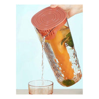 Exprimidor Inalámbrico + Jarra 2 Litros 4 Vasos Refrigerante