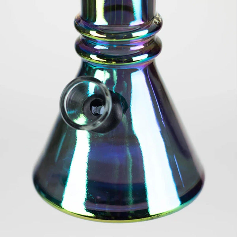 Bongs Vidrio Pyrex Pipa De Agua Resistente Quemador Liso Tornasol