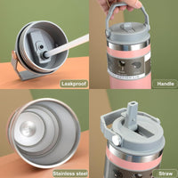 Termo Botella Jarra Mug Agua Te Cafe Vaso Termico Acero Inox