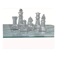 Tablero Ajedrez De Cristal Juego De Ajedrez De Lujo Tablero