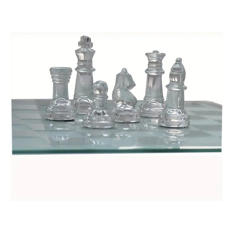 Tablero Ajedrez De Cristal Juego De Ajedrez De Lujo Tablero