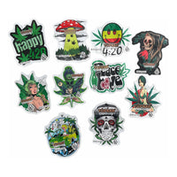 50 Bolsas De Mylar Contenedor Weed Cierre Cremallera No Olor