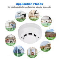 Detector De Humo Alarma Casa Sensor Contra Incendio Segurida