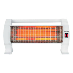 Estufa Electrica Calefactor Bajo Consumo Kendal Kc-1200 14m2 Blanco