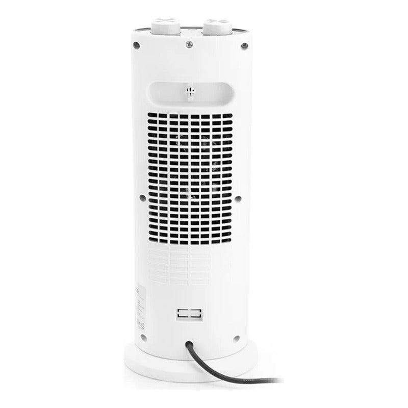 X2 Calefactor Eléctrico Kendal Ventilador Aire Tibio Calient Blanco