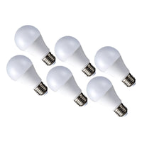 Pack X6 Ampolleta Led E-27 9w Blanco Fria /calida Sello Sec  Blanco Frío