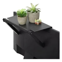 Repisa Estante Soporte Sobre Pantalla Tv Ajustable Plegable Color Negro