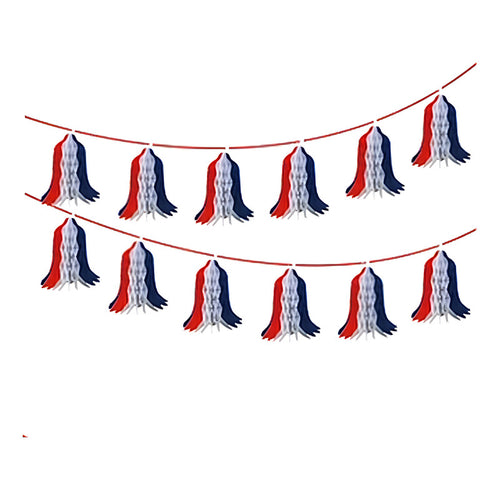 Guirnalda Fiestas Patrias 3m 8 Banderines Campana M&a Chile