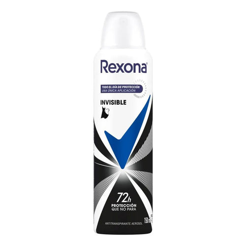 Desodorante Antitranspirante Rexona Aerosol Invisible 72h Invisible