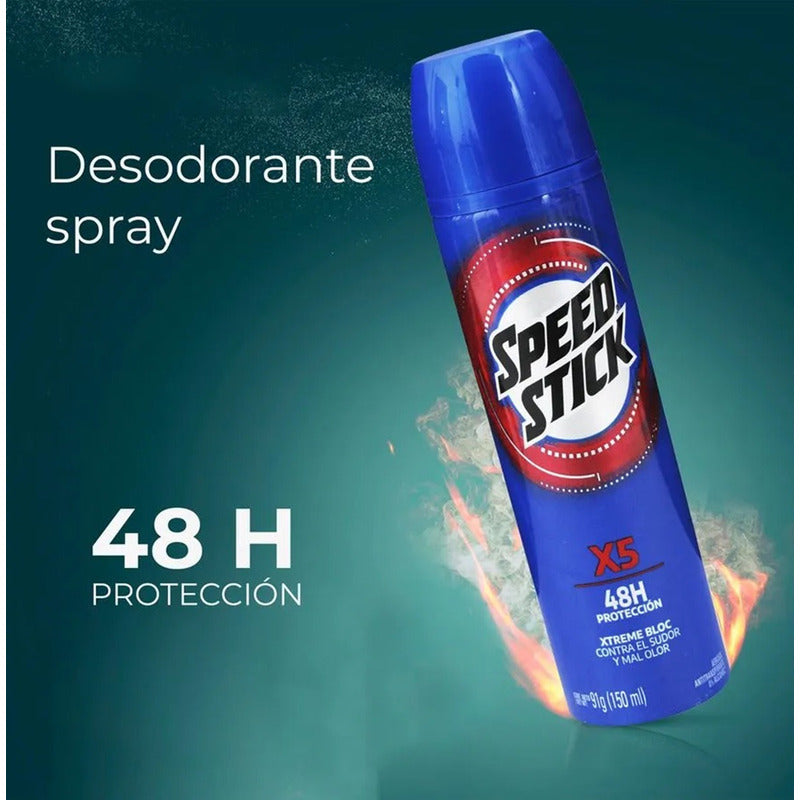 Desodorante Aerosol Speed Stick Multi Protect 150ml Xtreme Bloc