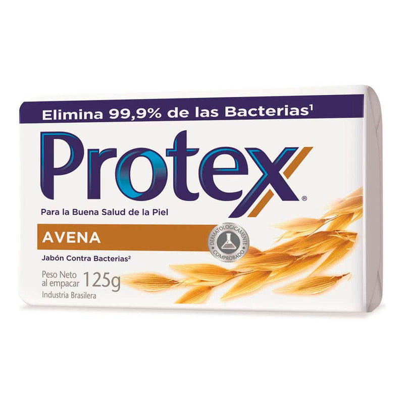 Protex Avena Prebioticos Jabón Contra Bacterias 125gr