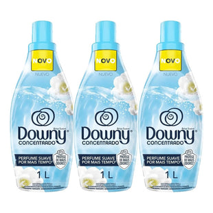 X3 Suavizante Concentrado De Ropa Downy Brisa Suave 1 L