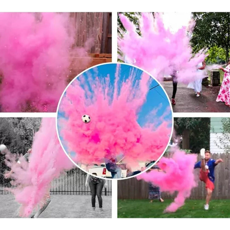 Balón Revelación Genero Futbol Azul Rosa Revelación Sexo Bab