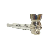 Set De Pipa Diseño Calavera + Moledor + Rejillas
