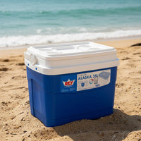 Cooler Nevera Cava Hielera Portátil 35 Litros Reyplast Azul