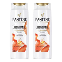 Pack X2 Shampoo Pantene Anticaída + Biotinamina B3 300ml