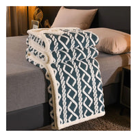 Frazada Sherpa Texturizada Diseño Premium Polar 160x220cm