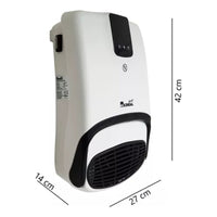 Termoventilador De Baño Kendal Seca Toallas 2000w Khb-2005
