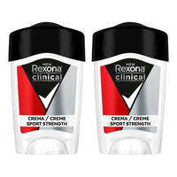 X2 Desodorante Crema Rexona Clinical Sport Strength 48g Men Sport Strength