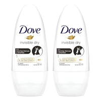 X2 Desodorante Dove Roll On Invisible Dry 50ml Anti Manchas Neutra