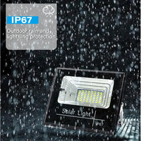 X2 Reflector Solar Panel Luz Iluminación Foco Solar Led 30w Negro Blanco Frío