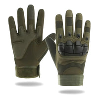 Guantes Protección Tácticos Motocicleta Bicicleta Dedo Touch Verde Xl