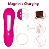Masajeador Mini Vibrador Succionador Recargable Femenino