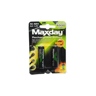 Pack2 Pilas Recargables Aaa Pila Aaa 2 Pilas 2800mah Recarga