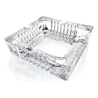 Cenicero De Cristal Decorativo Cuadrado De Lujo
