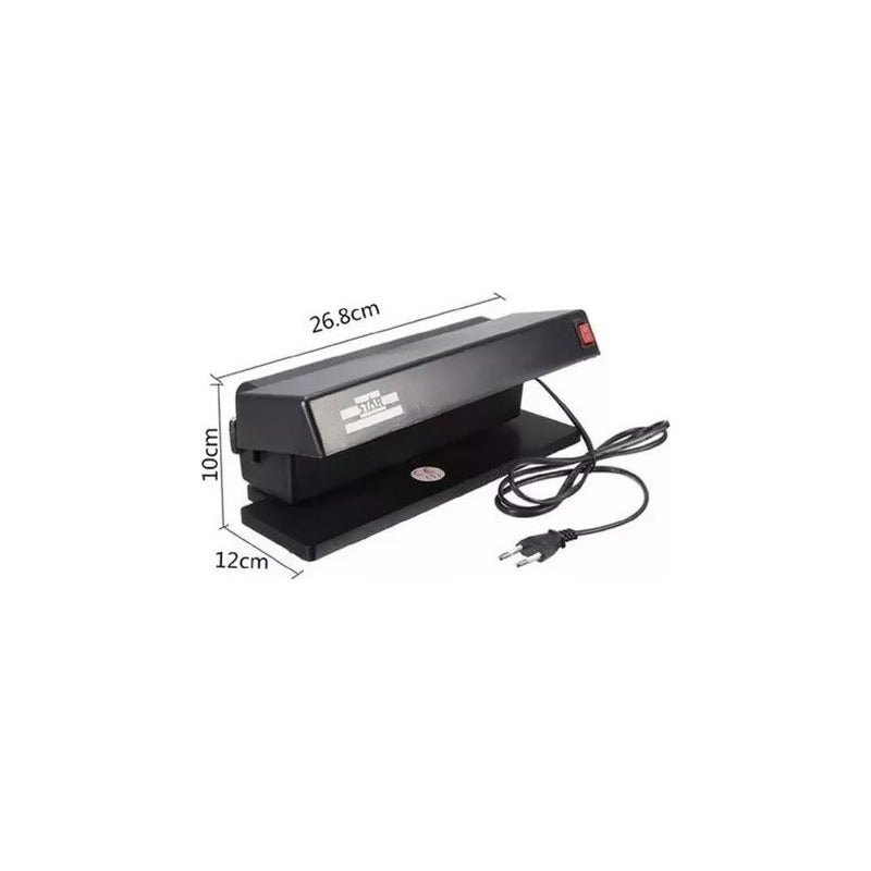 Detector De Billetes Falsos Con Luz Ultravioleta 2 Tubos