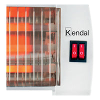 Estufa Electrica Calefactor Bajo Consumo Kendal Kc-1200 14m2 Blanco