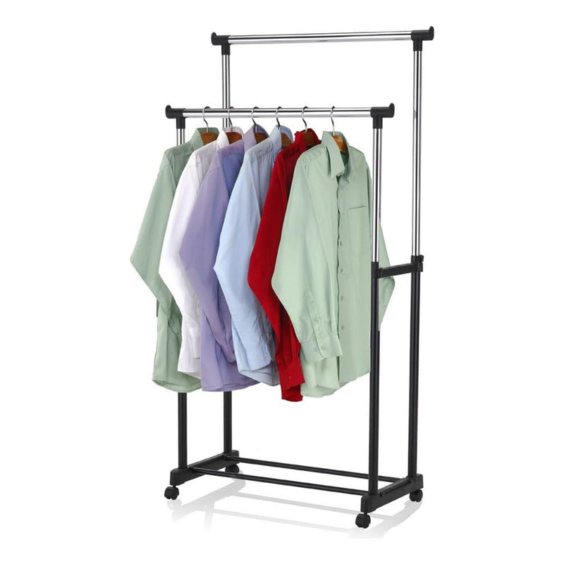 Perchero Colgante Organizador Doble Extensible Tendedero Rop