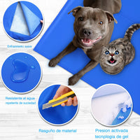 Manta Refrescante Para Perros 90x50 Cm Roro Talla L Colchon Perro Azul Oscuro