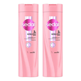 X2 Shampoo Sedal Luminous Uv Glycol Vitamina C 340ml