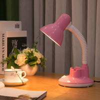 Lampara Escritorio Cuello Flexible Lamparas Velador Lectura
