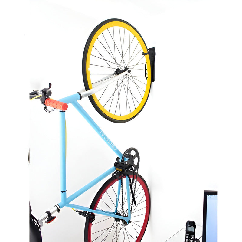 Dilitools Kit Con 3 Soportes Gancho Para Colgar Bicicletas A La Pared Color Negro