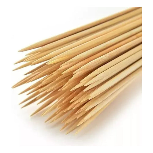 Palos Anticuchos Gruesos 45cm Brochetas Pinchos X 100 Ud.