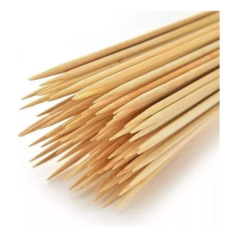 Palos Anticuchos Gruesos 45cm Brochetas Pinchos X 100 Ud.