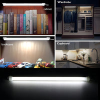 Lámpara Emergencia Barra Led Portátil Multiuso 52cm Closet Color Blanco