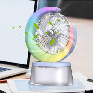Ventilador Humidificador Portátil Ventilador Led  Usb Recarg