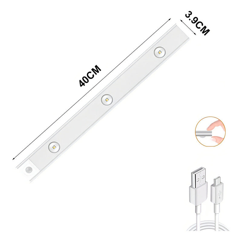 Genérica Led Clóset Pack 2 Blanco White/warm/neutral Light 3000 K