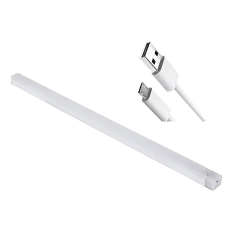Luz Barra Led 50cm Con Sensor Movimiento Muebles Baño Cocina