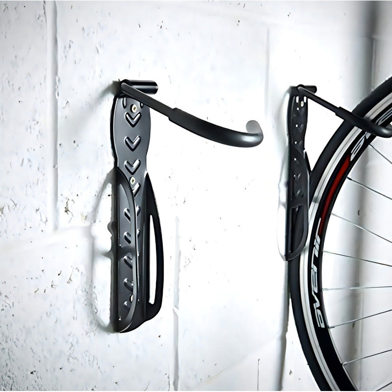 Soporte Bicicleta Pared Porta Bicicleta Gancho Para Colgar Color Negro Piago