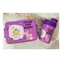 Tupper Contenedor Lonchera Escolar + Botella De Agua Jugo