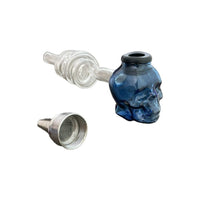Pipa Diseño Calavera Pyrex Dmt Calidad Duracion + Rejilla