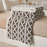 Frazada Sherpa Texturizada Diseño Premium Polar 160x220cm