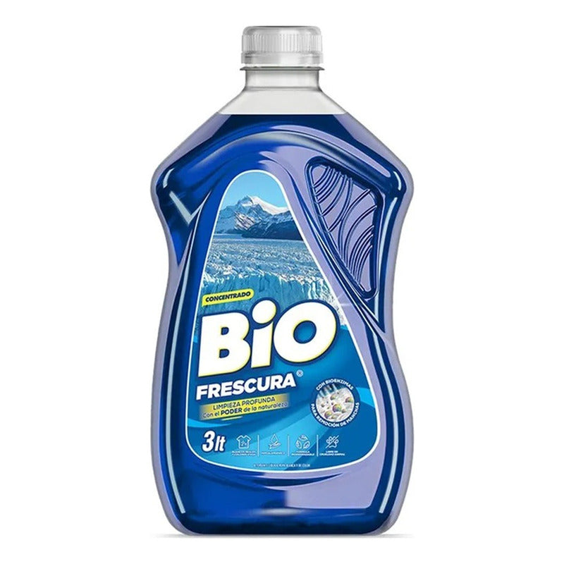 Pack X3 Detergente Liquido Bio Frescura Campos De Hielo 3l