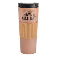 Vaso Termico Portátil Doble Capa De Acero Inoxidable Te Café