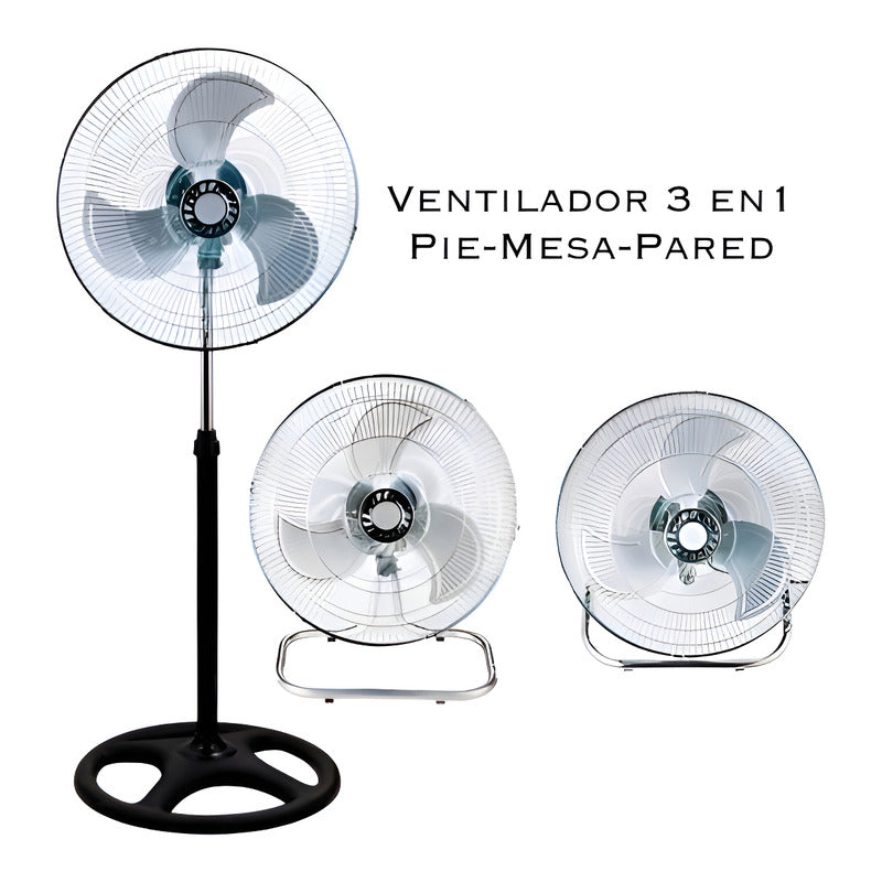 Ventilador De Base 18 Pulgadas 3 Velocidades Fs-4521. Cantidad De Aspas 5 Color De La Estructura Negro Color De Las Aspas Celeste Diámetro 18 Cm Frecuencia 50hz Material De Las Aspas Plástico